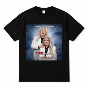 Druski x Erika Kirk Funny Shirt, Cotton T-Shirt, Top Fashion Step Sis Tee