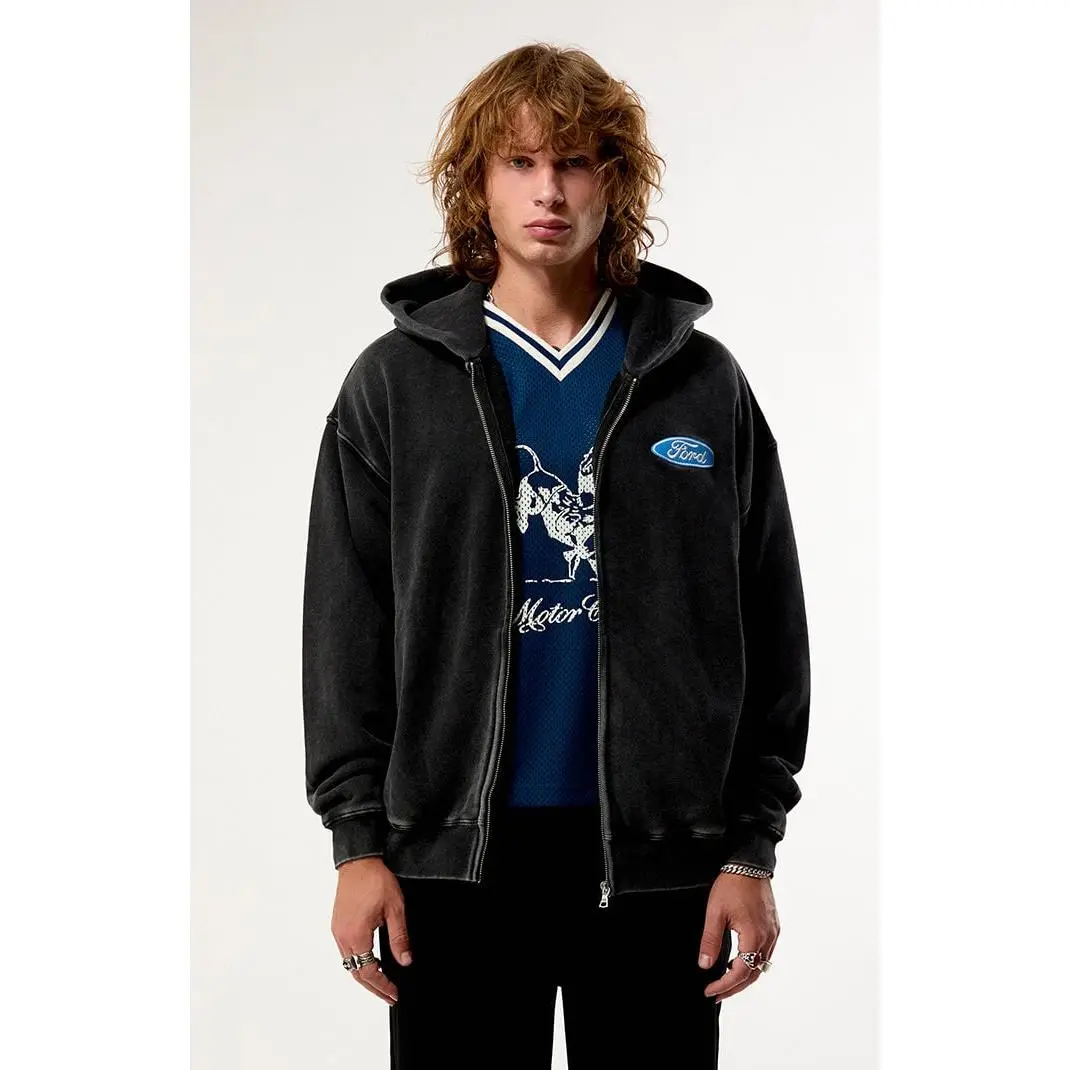 FORD Men's FMC Service Zip Up Hoodie
