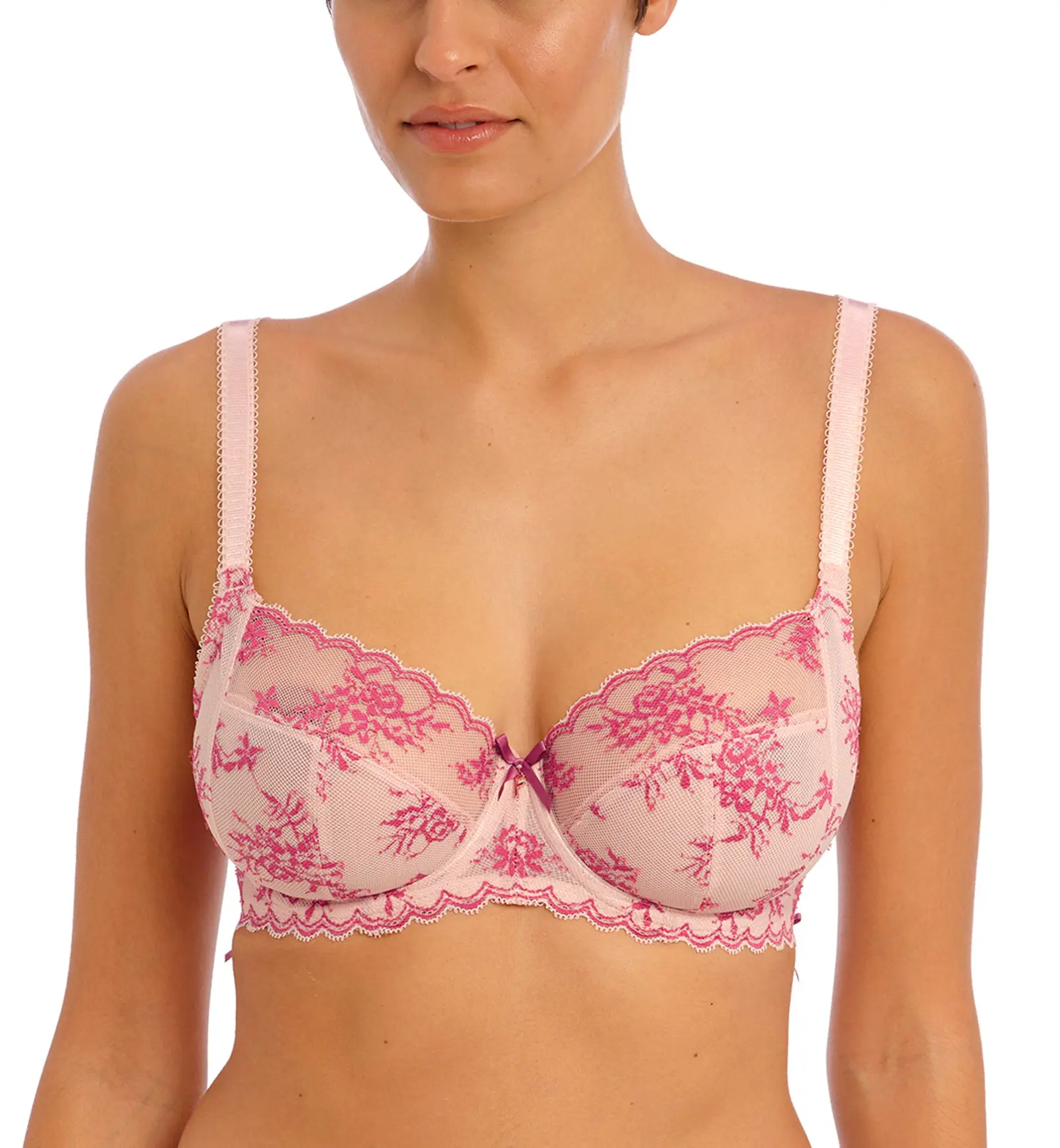 Freya Offbeat Decadence Side Support Underwire Bra (402501) - Vintage Rose