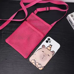 Mesh Breathable Radio, Hearing Machine, Hearing Treasure, Nylon Mesh Fabric, Lightweight and Portable Phone Case, Phone Case, Coin Purse, Crossbody Bag, Mini Small Bag, Radio, Light, Thin and Lightweight