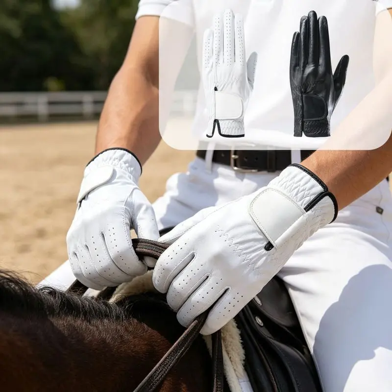 Single Genuine Lambskin Golf Glove for Left Hand, Soft Breathable Imported Sheep Skin Golf Gloves, Flexible Non-binding Grip Design, Joint Snug Fit Sweat Resistant Golf Accessory for Men Golf Driving & Practice