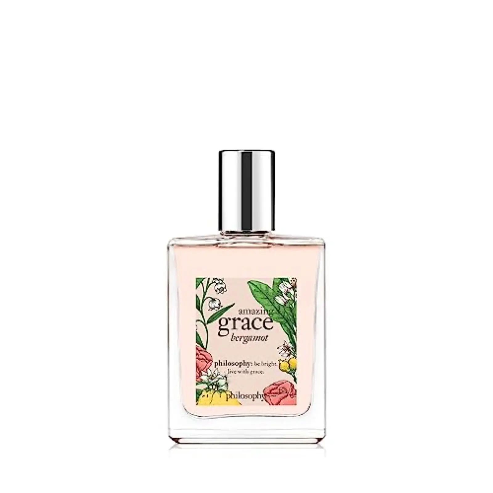 Philosophy Amazing Grace Bergamot Eau de Toilette for Women, Bright Citrus Floral Perfume with Bergamot, Orange Blossom, Lily of the Valley & Warm Musk, Everyday EDT Spray, 2 fl oz / 60 mL