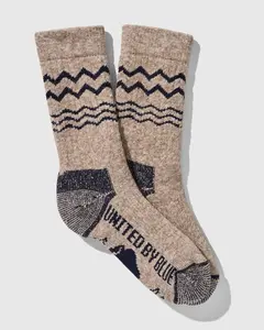 United By Blue Unisex Bison Wool-Spandex Blend Socks - Plush, Soft, Casual Warm Daily Wear Socks