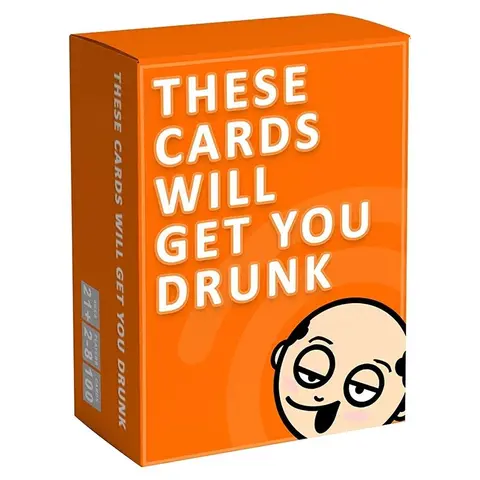 These Cards Will Get You Drunk, Fun Adult Drinking Game for Parties，Adult Fun Drinking Card Game, Laugh Together at Parties, Perfect for Gatherings, Home Nights, Pre-Event Warm-Up, Adult Drinking Games, Table Game