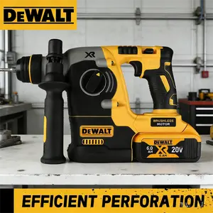 Dewalt DCH273 20V MAX XR Brushless SDS Plus Rotary Hammer, Drilling and Light Chiseling for Concrete and Masonry, 3-Mode Compact Tool with SHOCKS Vibration Control