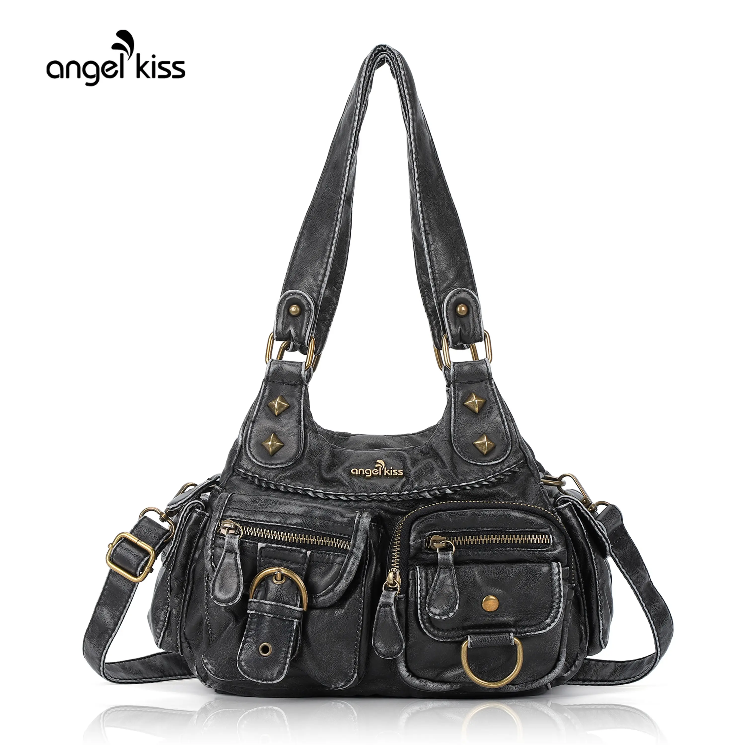 Angel Kiss Hobo Bags for Women Shoulder Bag Shoulder Purses and Handbags Vegan Leather Hobo Handbags Crossbody Bags,summerwins