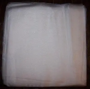 Wash Away 7x7" PreCut Sheets Water Soluble Embroidery Stabilizer Topping Film 100
