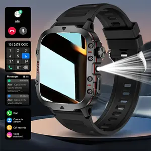Smartwatch, 1.83-Inch Full Touch Screen, Activity Tracker, Call & Message Alerts, Pedometer, Multiple Sport Modes, Compatible with iPhone/Android, Rechargeable Battery, Wireless Connectivity - Ideal Gift for iPhone and Android Phones, Smartwatch for Men