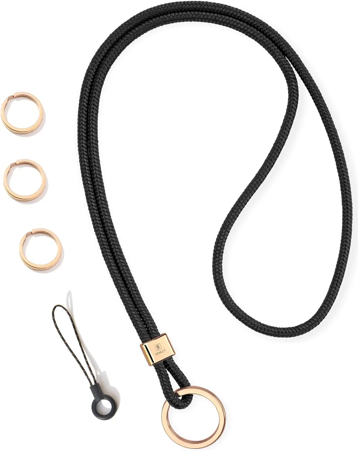 Neck Lanyard Strap for Keys, Original Minimalist Design KeyChain Holder