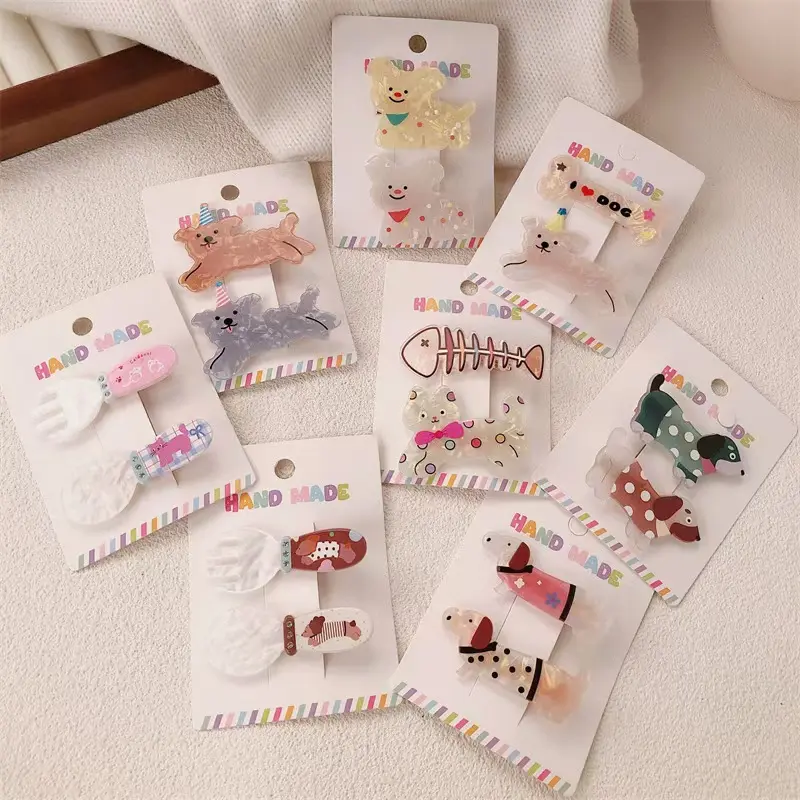 DIY Handmade hair clip so cute Ladies' hair clip