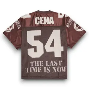 WWE John Cena Chain Gang Camo Football Jersey, Outdoor Sportswear, Gifts for WWE and John Cena Lovers and Fans