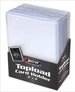 Topload Card Holders - 3" x 4" - Various Sizes - Toploader Packs