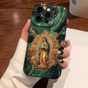 Virgin Mary Pattern Phone Case, Anti-drop Durable Cellphone Protective Case, Total Protective Shockproof Mobile Phone Cover for iPhone, Casing, Smartphone Protector, Protection, Accessories