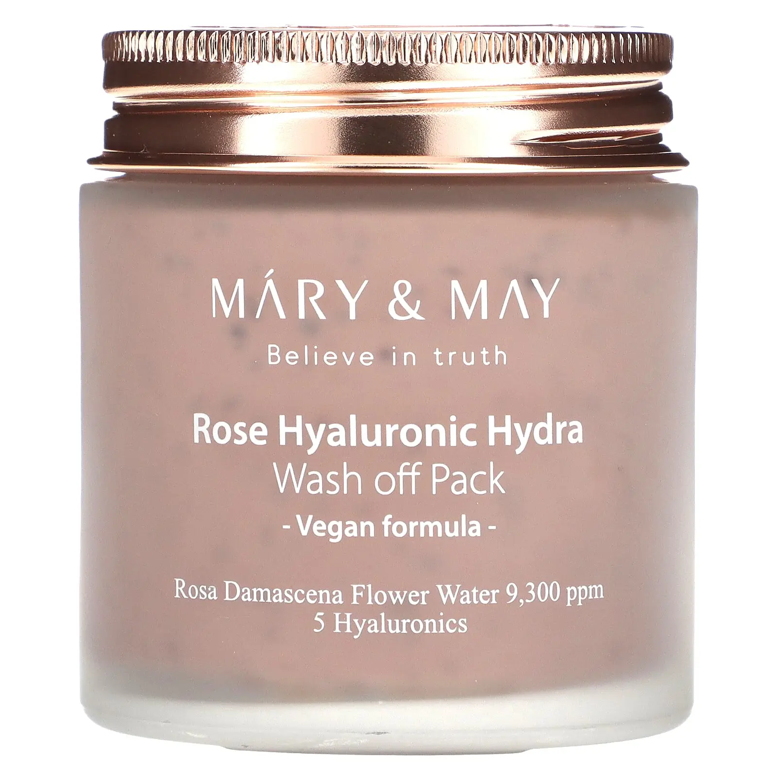 Mary & May Rose Hyaluronic Hydra, Wash Off Pack, 4.4 oz (125 g)