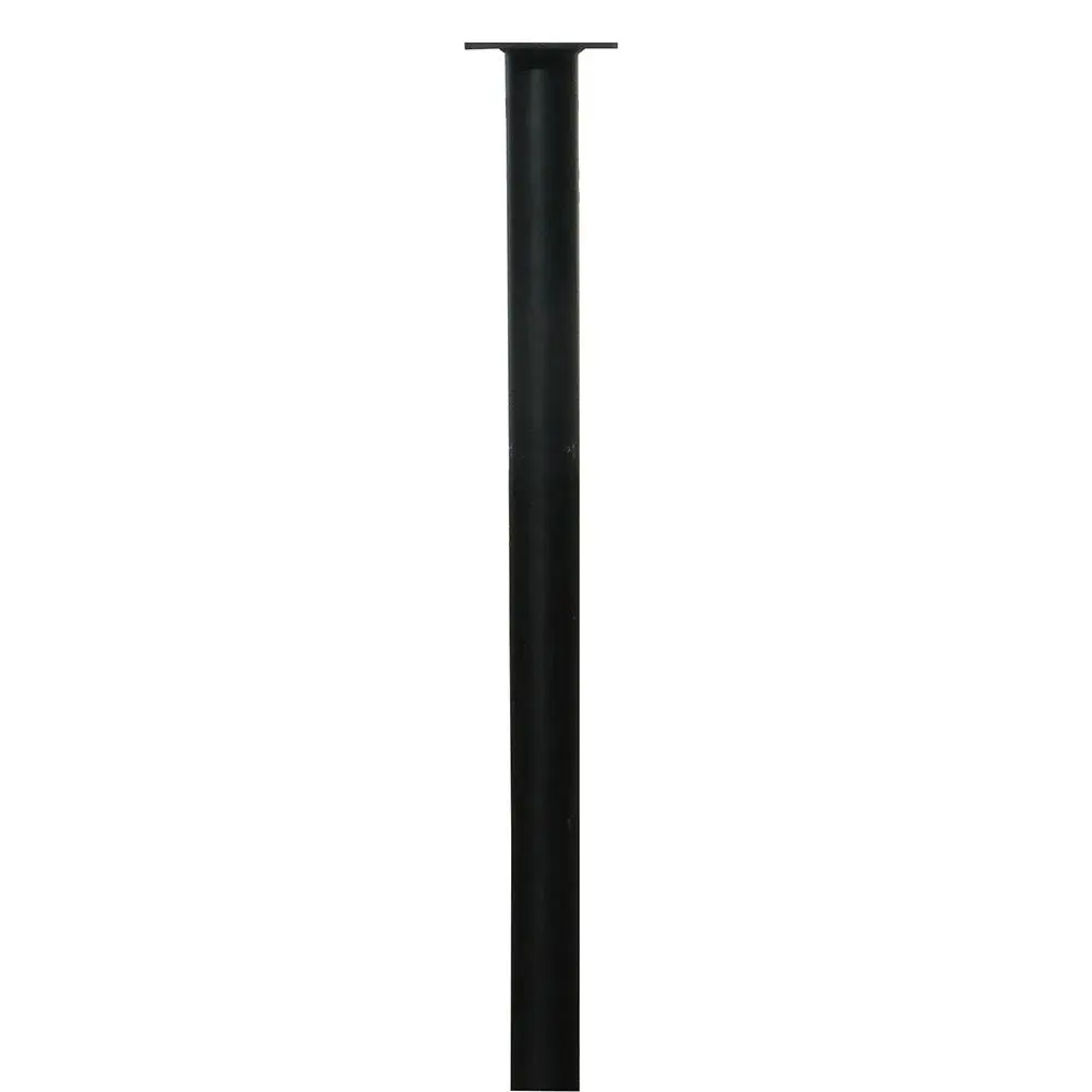 The Hanford Single Mailbox Post, Black - 60 x 8 x 3 in.