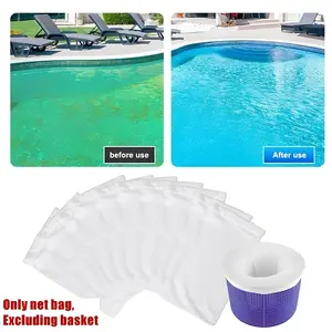 Pool Skimmer Socks, Pool Skimmers Filter Socks for Skimmer Basket Clean Debris and Leaves for In-Ground and Above Ground Pools