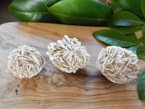 Desert Rose Natural Selenite Crystal Quartz Geodes for Healing & Tranquility Enhancing Home Office Decor