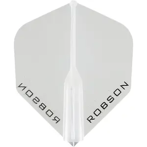 Robson Plus Dart Flights - Standard White