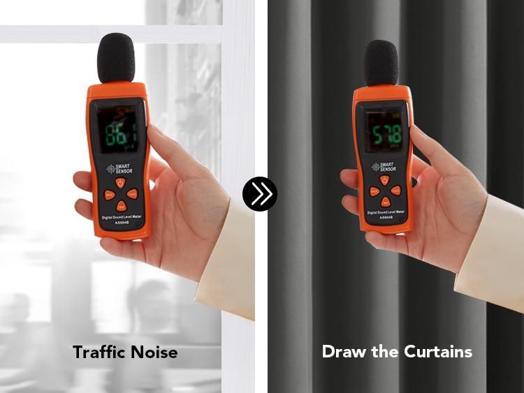 Plain Curtains 2 panels, Deconovo Solid Thermal Insulated Grommet Plain Curtains/Drapes for Bedroom and Living Room