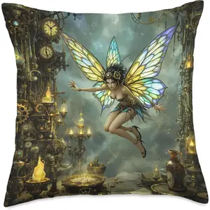Fantasy Pixie Throw Pillow