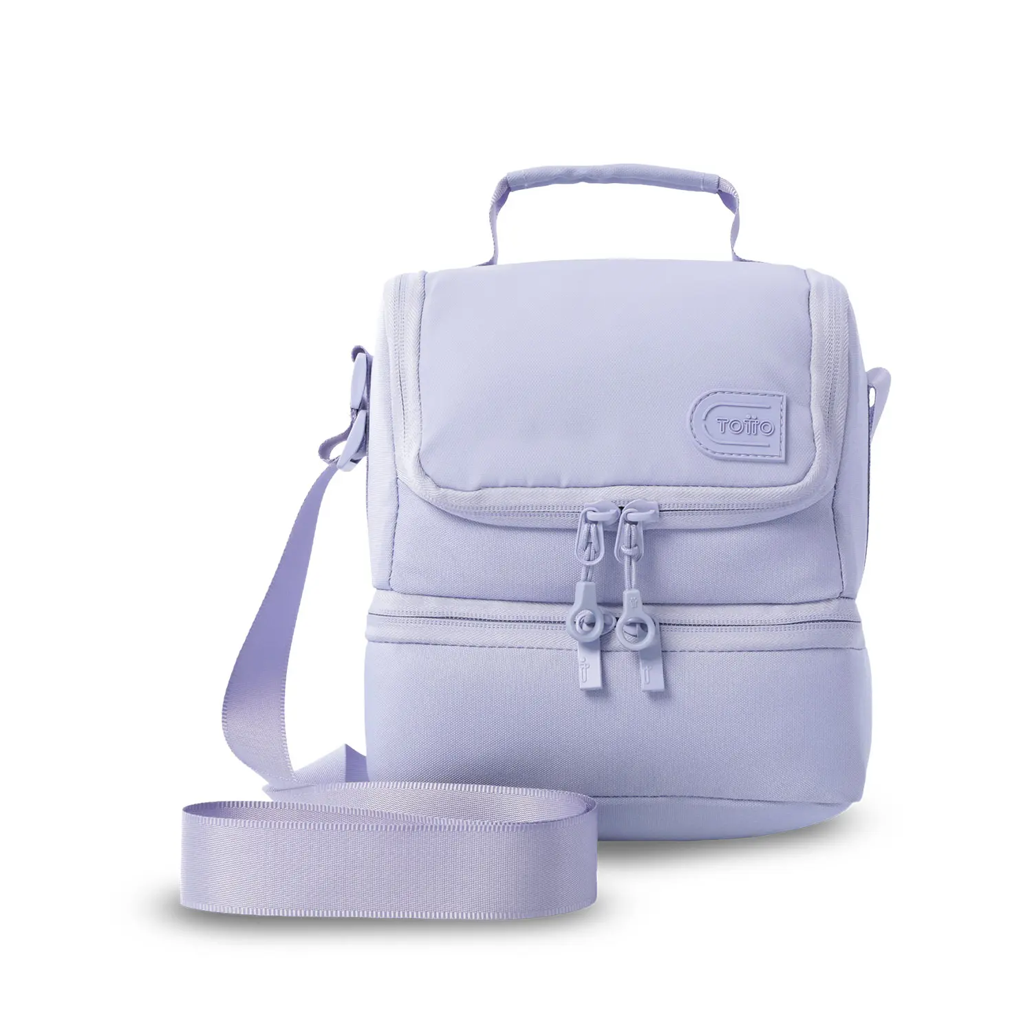 Lonchera Totto Térmica Steif Morada - Doble Compartimento 6L | Porta Almuerzo para Mujer