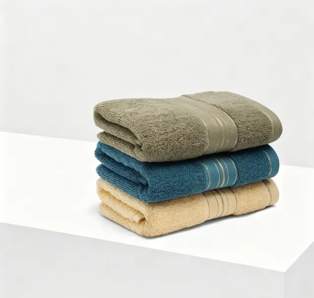 [Back to School] Cotton Hand Towel Set (3-Pack, 28.34in*13.38in), Soft Skin-Friendly, Water-Absorbent, Smooth, Lint-Free, Durable, for Face Wash, Home Shower