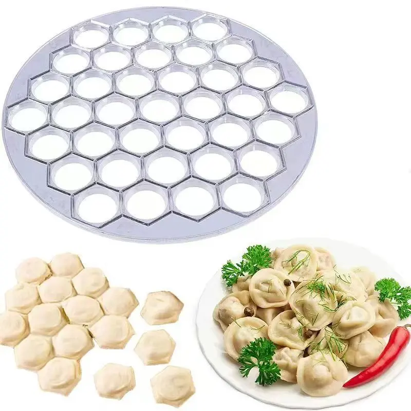 37‑Hole Dumpling Making Mold, Multi‑Hole Ravioli Wrapper Maker, Quick Dumpling Wrapping Tool for Home Kitchen