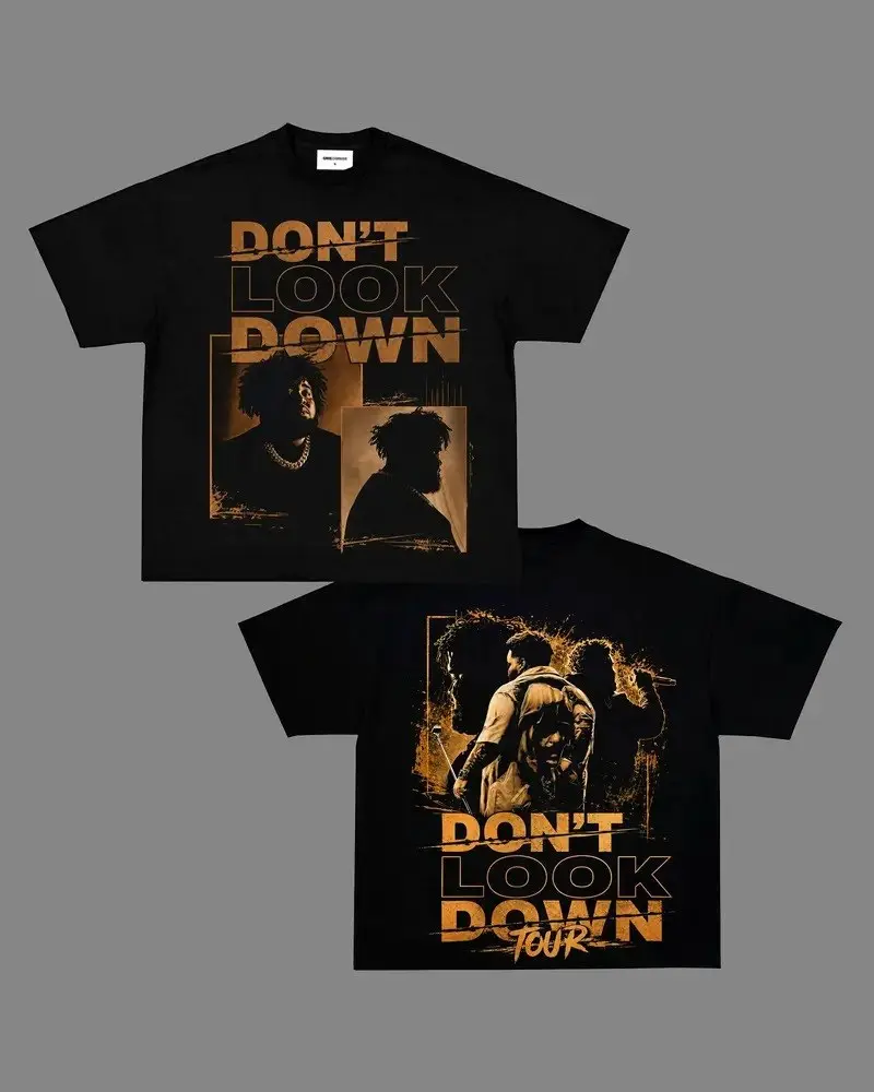Rod Wave Don't Look Down Tour Vintage T-Shirt, Two Sided Rap Concert Tee, Hip Hop Graphic Oversized Shirt, Music Fan Gift, Oversized Music Fan Gift, RodWave, DontLookDown, RodWaveTour, HipHop, RapMusic, HipHopCulture, RetroTee