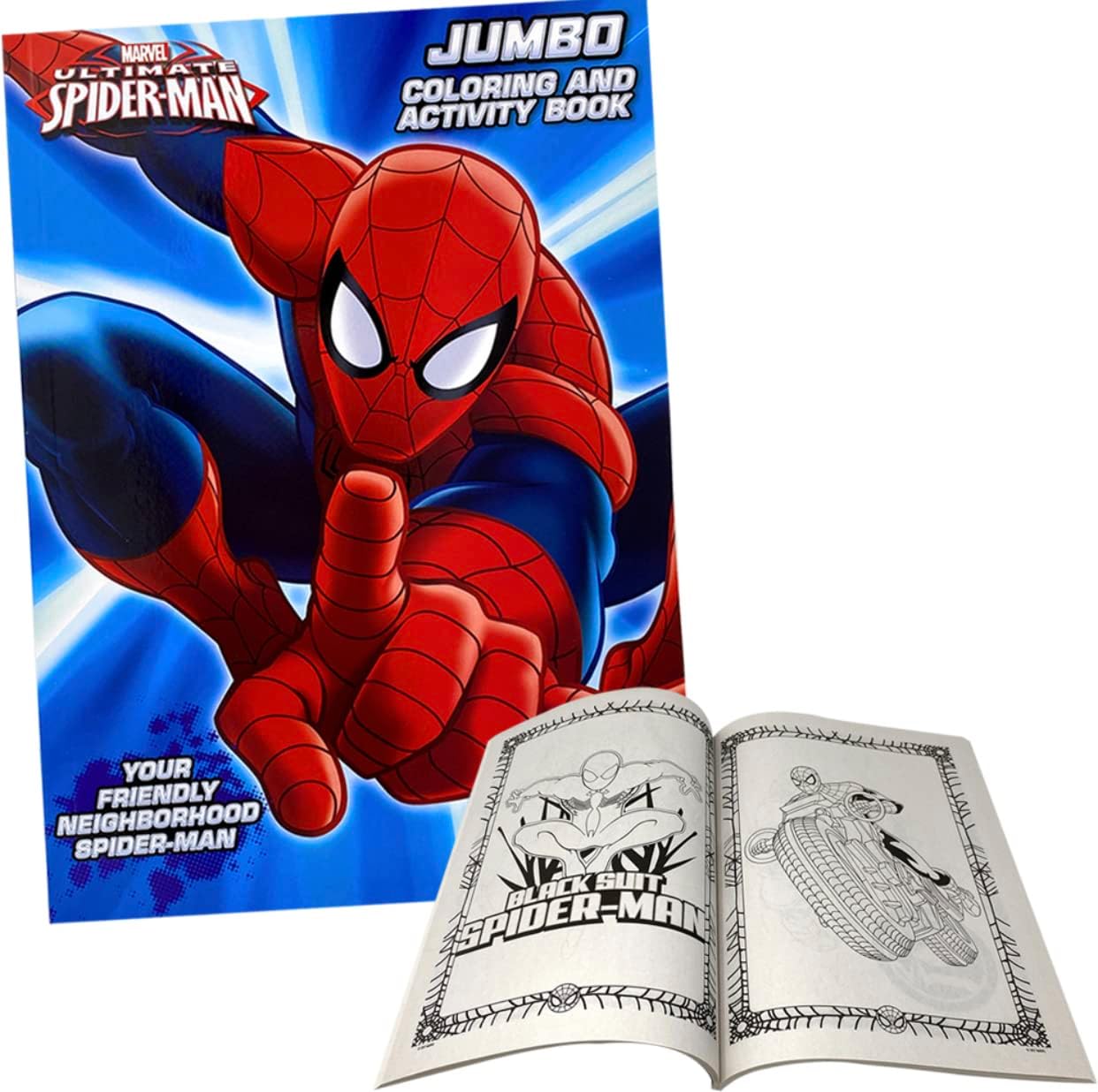 Spiderman Coloring & Activity Book Set Bundle (2 Books)