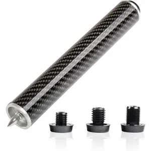 Pool Cue Extension 2'' 3'' 4'' 6'' 8'' 12'' Carbon Fiber Billiard Cue Extension Billiard Accessories for Pool Sticks