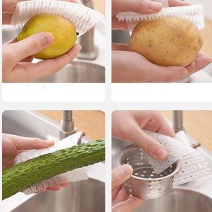 Fruit and vegetable cleaning brush kitchen cleaning brush dishwashing brush silicone dishwashing brush fruit brush household bendable multifunction