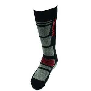 Basstouch M5 Merino Thermal Wool Socks - Over The Calf Design, Soft Merino Wool, Reinforced Heels & Toe, All Seasons, 1 Pack