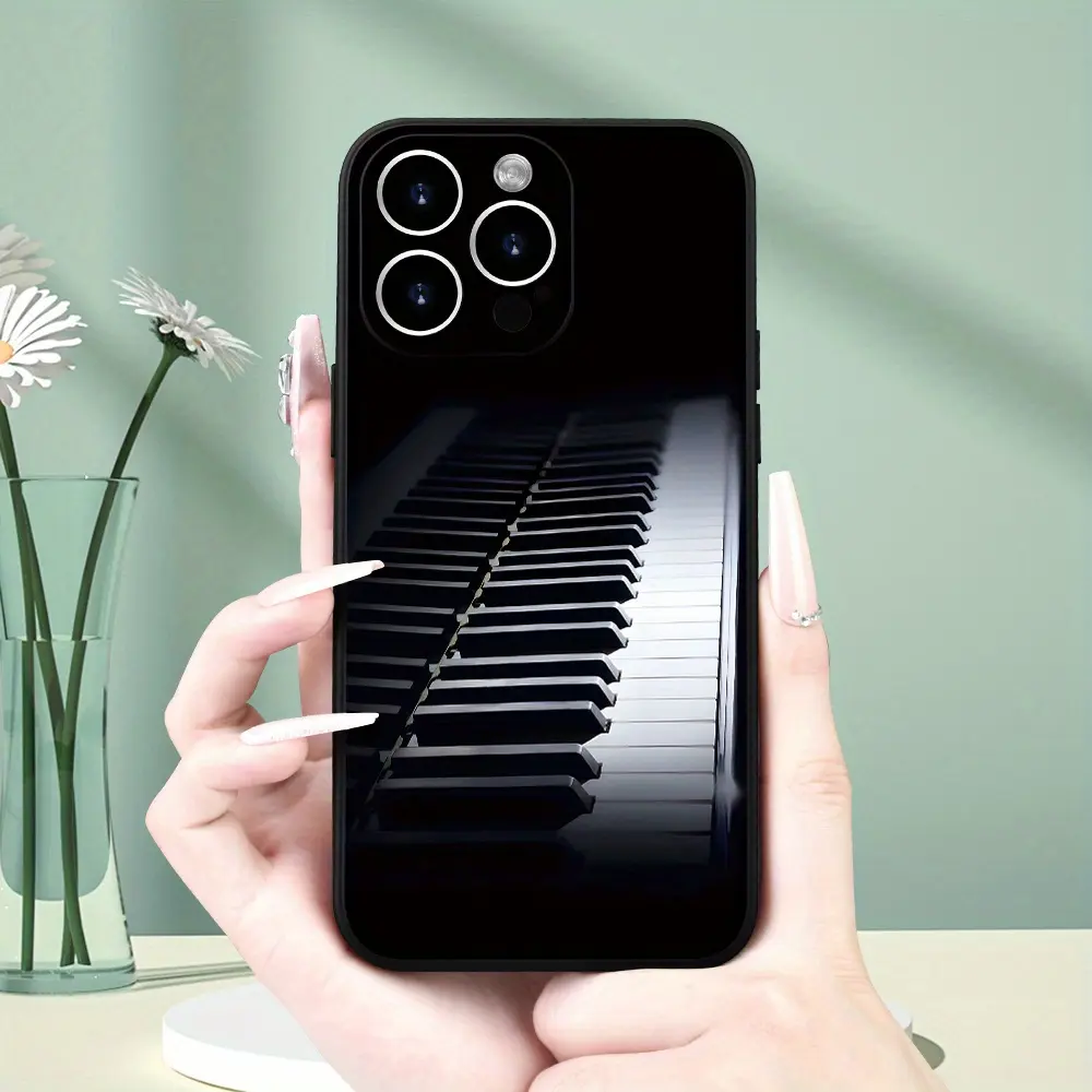 A Creatively Designed, Minimalist High-End Piano Pattern Phone Case That Is  Trendy And Popular, Offering