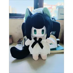 Stuffed 20cm Anime The Legend of Hei White Hair Role Cosplay Plush Doll Toys for Festival Gift or Kids Friends Birthday Gift