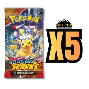 Surging Sparks LIVE RIP - 5 Pokémon Booster Packs