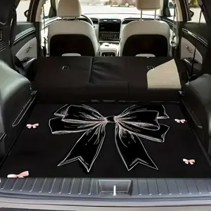 Luxury Car Trunk Pad with Elegant Butterfly Knot Design - Waterproof and durable fit, stylish trunk liner, easy-to-clean scratch-resistant surface protection pad, suitable for cars, SUVs, and trucks - Car Interior, Car Accessory, Truck Accessories