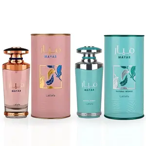 Lattafa Lovers 2pc Bundle: Mayar + Mayar Natural Intense EDP Perfume Sprays For Women fragrance by Lattafa 3.4oz Each Eau De Parfum