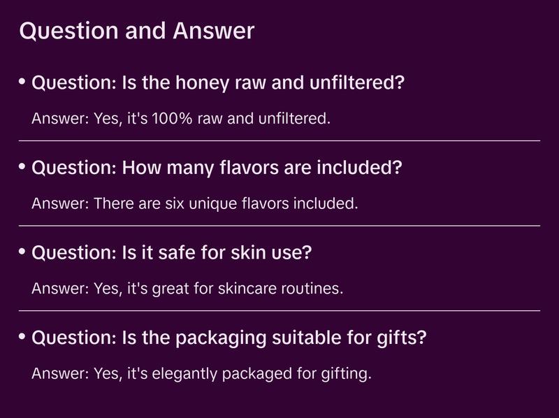 HONEYLANDS Naturally Pure Honey Gift Set