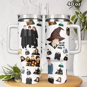 Magic H Potter Tumbler 40oz, You Are A Wizard Drinkware For Fan Sci-fi, Fantasy Novel Daily Hydration Gift Idea, Gift Idea For Fans | 200326.R0013.ID03