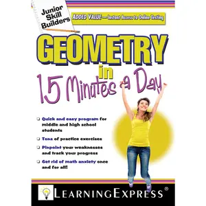 USED-Geometry in 15 Minutes a Day by Learning Express Editors (Paperback)