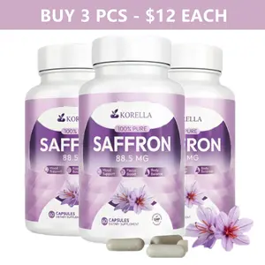 Korella Saffron Extract [88.5mg] for Stress, Mood & Focus – Natural - Mood & Focus & Body Balance in 2 Daily Capsules