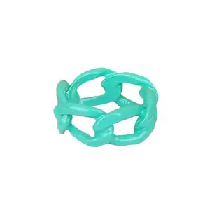 Mint Dipped Chain Link Ring