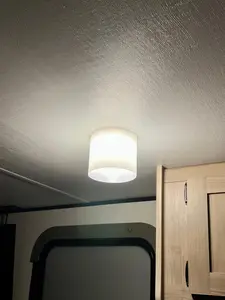 Cylinder RV LED Puck Light Shade