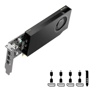 PNY Technology VCNRTXA400ATX-B NVIDIA Quadro RTX A400 4 GB GDDR6 Graphics Card Board Only