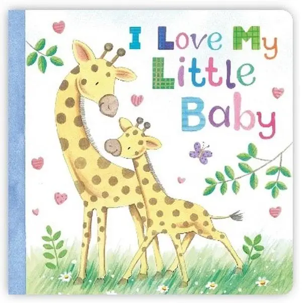 "Love My Little Baby" 24-Page Padded English Board Book - For Toddlers & Babies, Parent-Approved Bedtime Reading with Security-Instilling Illustrations, Books For Toddlers, Board Books For Babies