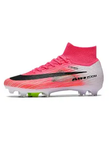 Youth Men's Professional Soccer Shoes, Comfortable Fabric, Anti-Twist Design, Long and Short Studs, Outdoor Sports Equipment