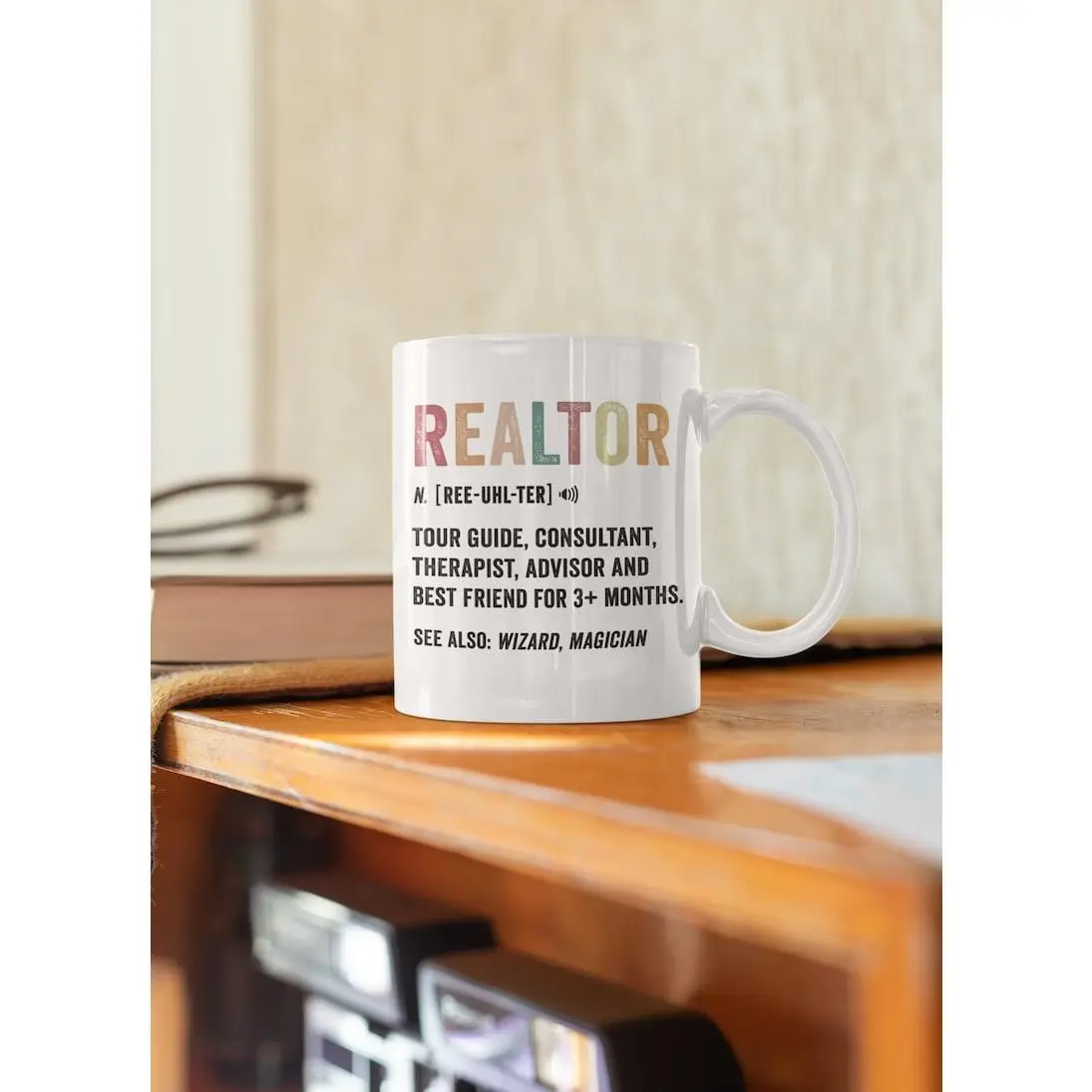 Realtor Definition Mug, Funny Realtor Gifts, Funny Realtor Coffee Mug, Real Estate Agent Coffee Cup, Gift For Realtor, Realtor Gift Ideas