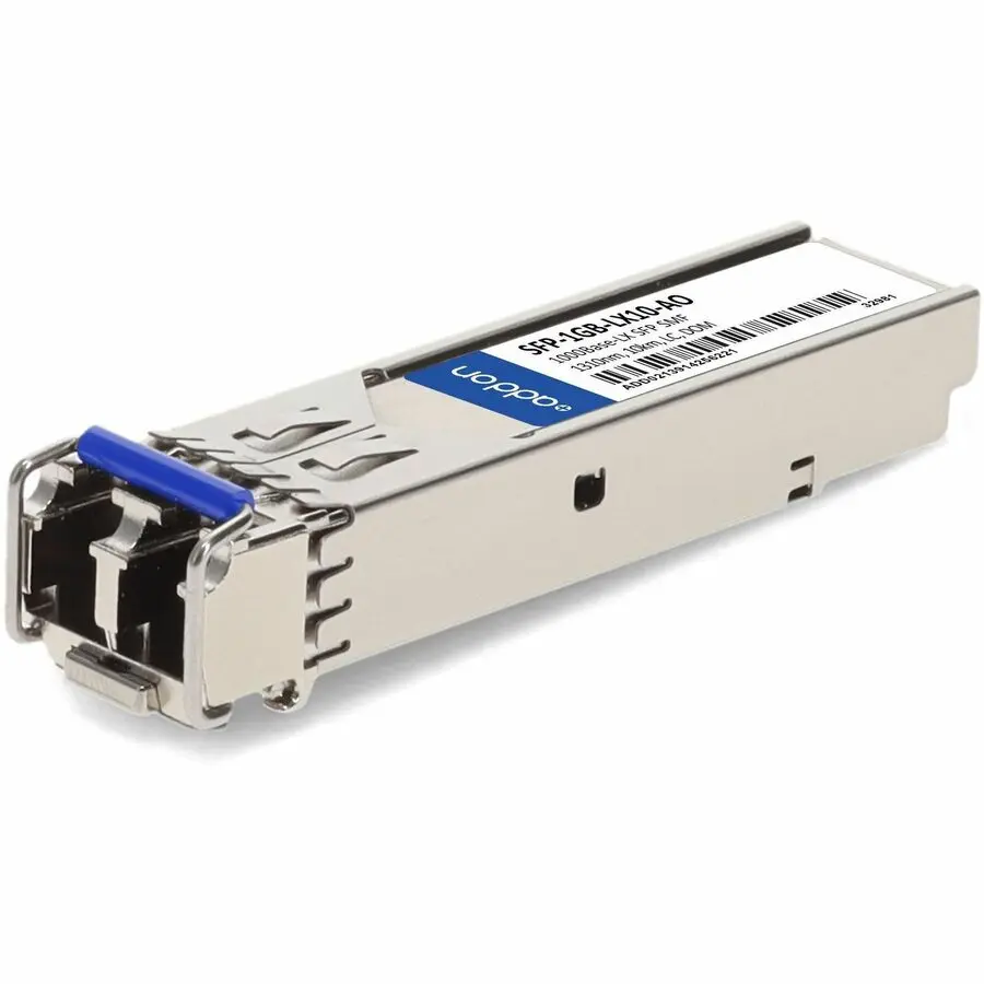 Cisco Meraki Compatible SFP Transceiver - AddOn SFP-1GB-LX10 Equivalent, TAA Compliant, 1000Base-LX, SMF Fiber, 1310nm, 10km, LC Connector, DOM