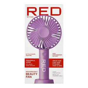 RED by KISS Portable Handheld Rechargeable Beauty Fan