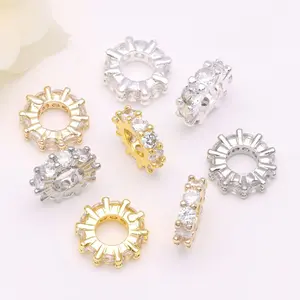 XY01 DIY jewelry accessories 4 6 8 10mm big hole spacers